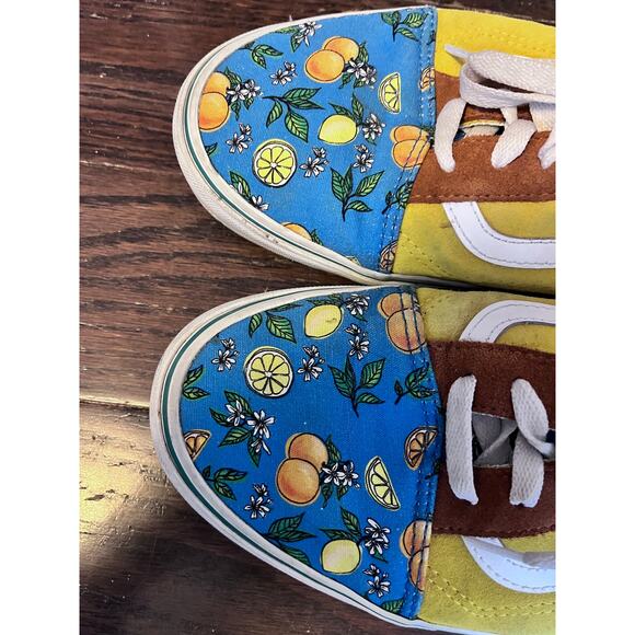 Vans Shoes Custom Lemon and Lime Design Men’s Size 13 - Picture 6 of 7
